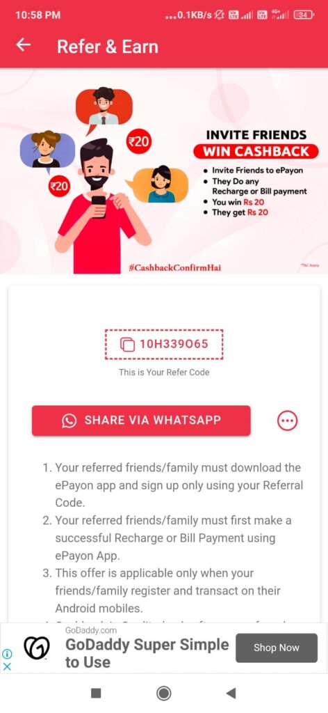 ePayon App Refer & Earn